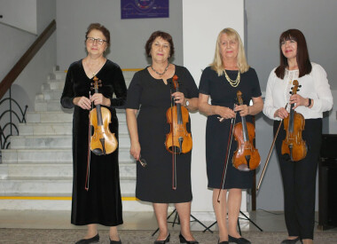 Участь камерного ансамблю "Класика"у відкритті художньої виставки