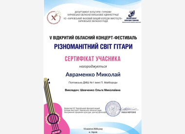 Різноманітний світ гітари