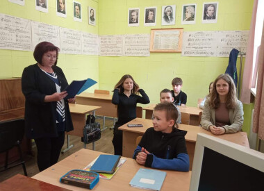 Лекція-бесіда з учнями школи присвячена річниці Чорнобильської трагедії
