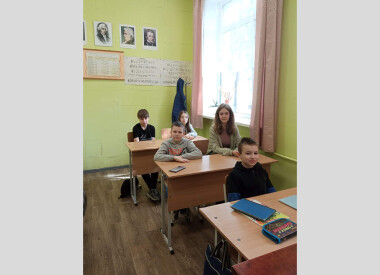 Лекція-бесіда з учнями школи присвячена річниці Чорнобильської трагедії