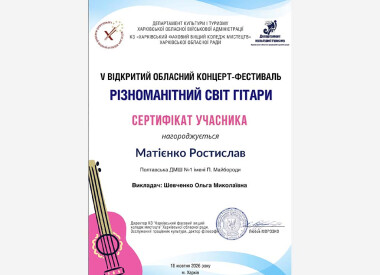 Різноманітний світ гітари